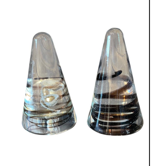 Modern Pair of Vintage Murano Glass Paperweights For Sale - Image 3 of 7