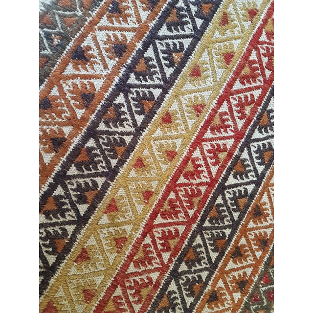 1970s Turkish Oushak Kilim Yastik Rug 1'7" X 2'9" For Sale In Philadelphia - Image 6 of 9