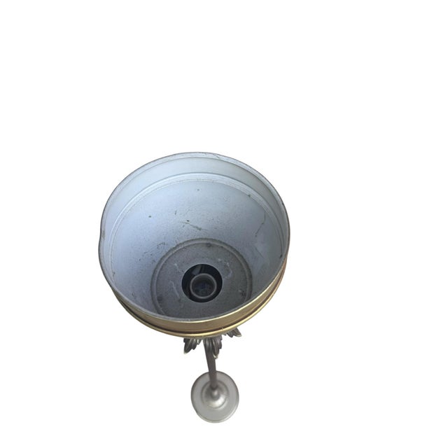 Hollywood Regency Brass Uplight Torchiere Floor Lamp in the Style of Tommy Parzinger - Pair Exquisite and rare vintage...