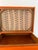 Vintage Orange Vinyl Storage Ottoman, Rectangular For Sale - Image 12 of 12