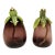 Art Glass Eggplant Oil Lamps a Pair Signed For Sale