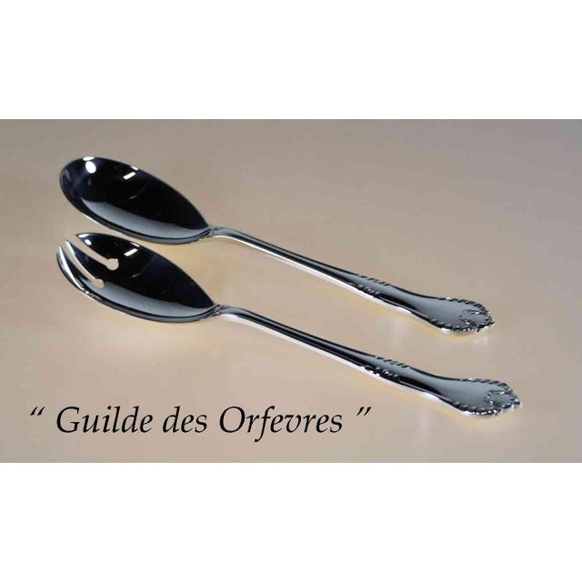 1980s Silver Complete European Cutlery Set 145 Pieces, Chesterfield Pattern - 145 pcs For Sale - Image 18 of 18