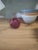 Mid 20th Century Mid-Century Glass Sommerso Bud Stem Vase, Raspberry Burgundy Wine Coloring For Sale - Image 5 of 6