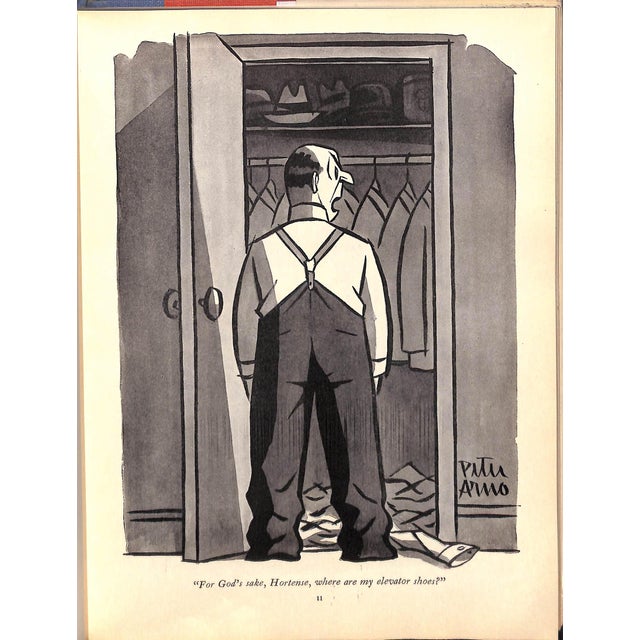 White "Sizzling Platter" 1949 Arno, Peter For Sale - Image 8 of 10