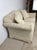 Vintage White Floral Loveseat With Throw Pillows For Sale - Image 10 of 18