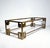 Mid-Century Modern Hollywood Regency Mastercraft Greek Key Brass Coffee Table For Sale - Image 3 of 6