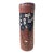 Japanese Shibayama-Style Inlaid Wooden Vase, Figural Scene, Meiji / Taishō Style For Sale