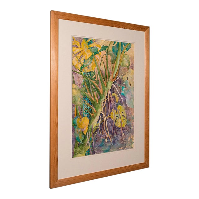 1990's Vintage Watercolour Painting For Sale