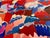 Helmut Dittmann (1931–2000), abstract composition in red and blue, unsigned. This work comes from the estate of the artist...
