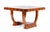 Art Deco Dining table set – France 20s-30s XX cent. 6 upholstered walnut chairs Inspired by Jules Leleu style Restored...