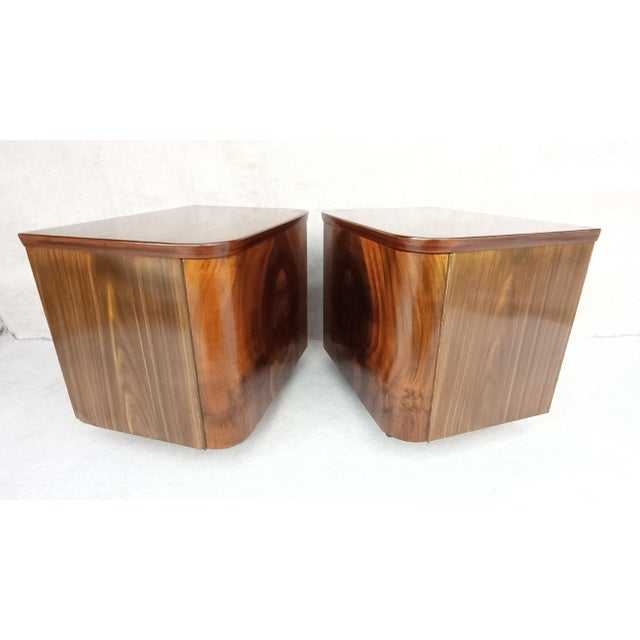 Bedside Tables by Jindřich Halabala for Up Závody, 1960s, Set of 2 For Sale - Image 10 of 17