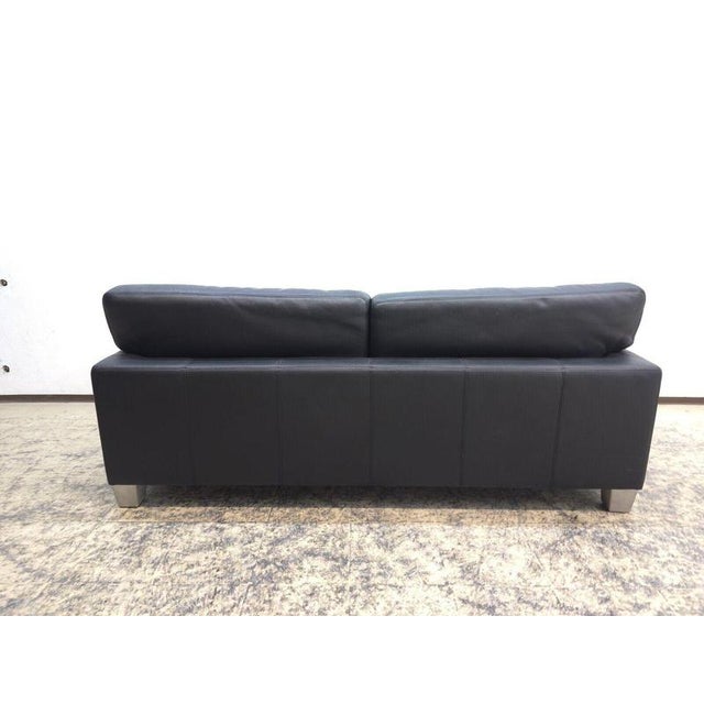 DS 17 Sofa in Black Leather from de Sede For Sale - Image 11 of 13