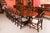 Hollywood Regency Antique Regency Revival Triple Pillar Dining Table, 1900s For Sale - Image 3 of 17