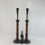 Neoclassical Vintage Stiffel Torchiere Table Lamps Brass Wood - Rare Neoclassical Design - a Pair For Sale - Image 3 of 13