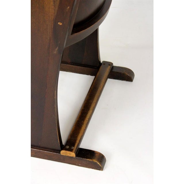 Wood Vintage Wooden Cinema Chair, 1940s For Sale - Image 7 of 12