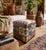 Bring warmth, color, and artisan texture to any room with this beautifully crafted kilim‑upholstered pouf. Unlike soft...
