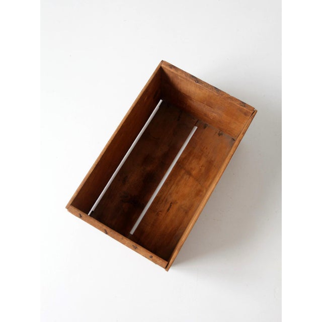Mid 20th Century Vintage North Country Orchard Crate For Sale - Image 5 of 10