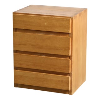 Pine Chest of Drawers from Maison Regain, France, 1970s For Sale
