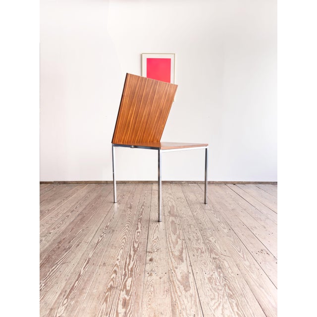 Mid-Century Modern Mid-Century Dining Table in Teak and Chrome by Wilhelm Renz For Sale - Image 3 of 18