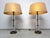 Brass and Acrylic Table Lamps, 1980s, Set of 2 For Sale - Image 4 of 13