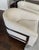 2000 - 2009 Pair of Mitchell Gold + Bob Williams Curved Barrel Lounge Chairs With Chrome Frame For Sale - Image 5 of 12