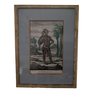 18th-Century Hand-Colored Ambianaeus Print by Jeremias Wolff For Sale