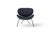 Fabric uchiwa armchair by amura lab dimensions: w 87 x d 78 x h 88 cm materials: structure: moulded polyurethane foam +...