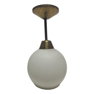 Art Deco Pendant Lamp, Poland, 1950s For Sale