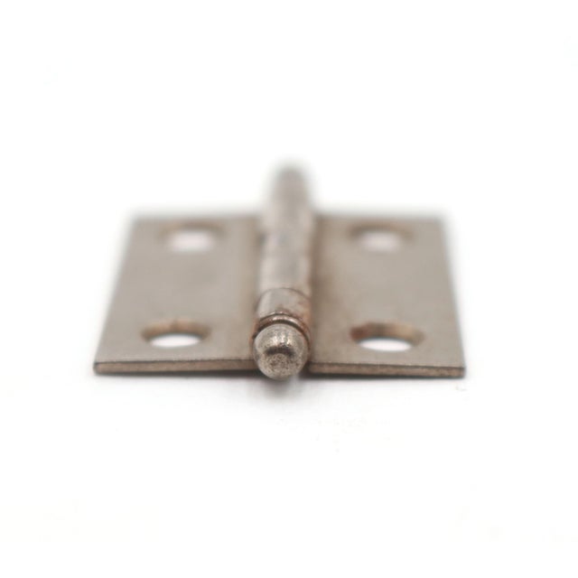Traditional Vintage 1 X 1.25 In. Steel Cabinet Door Hinge For Sale - Image 3 of 4