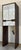 Original retail $7001, stylish Jonathan Charles Modern Eggshell Gaia Bar Cabinet, chocolate apricot singles oak wood, gray...