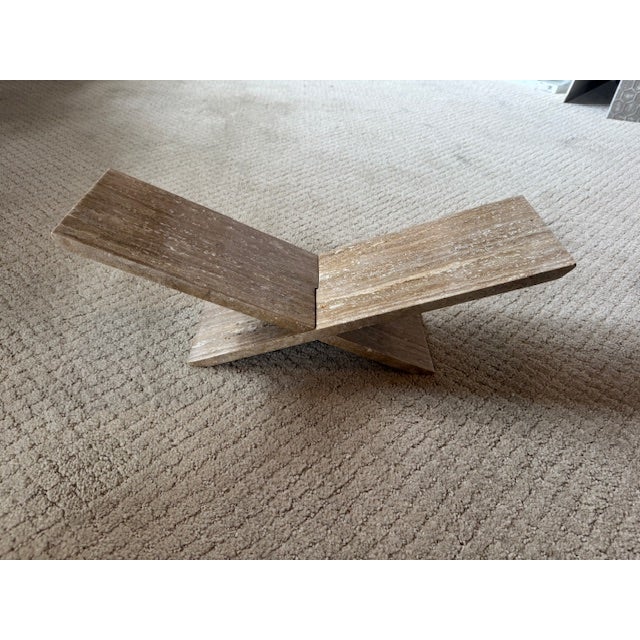 The Bookbed Travertine Natural is a unique and elegant piece that combines functionality with natural beauty. Crafted from...