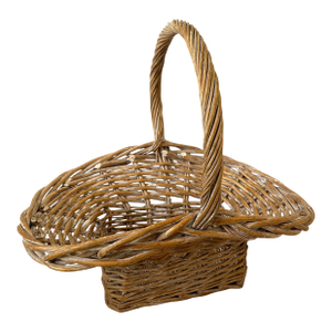 Vintage Wicker/Willow Gathering Basket