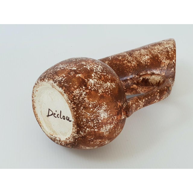 Vintage Ceramic Pitcher by Declou, 1960s For Sale - Image 6 of 9