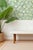 Textile Hydrangea Blooms Floral Grasscloth Wallpaper by House Party | Limelight Green | 8 Yards For Sale - Image 7 of 7