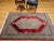 Vintage Persian Qum Area Rug, Hand-Knotted Silk, Herati Medallion Pattern, Ivory & Red, 4x6 For Sale - Image 4 of 16