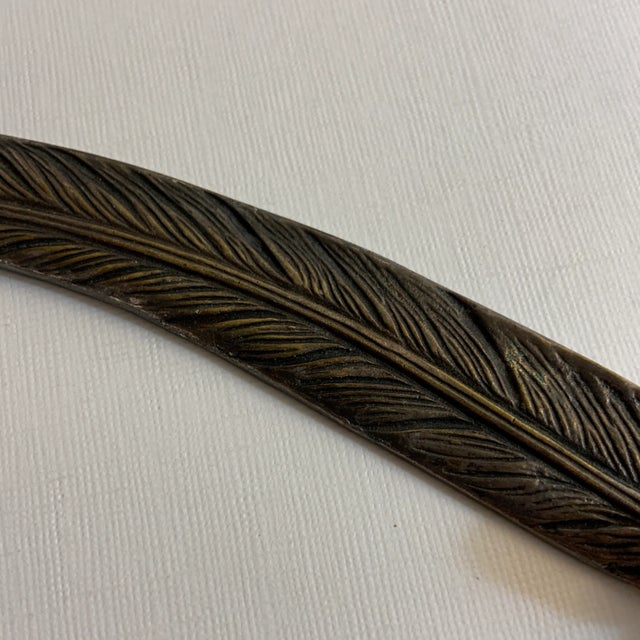 1960s English Brass Pierrot Letter Opener For Sale - Image 4 of 7