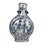 1970s Chinese Blue White Double Handle Moon Flask Porcelain Vase 10.5" People Theme For Sale - Image 4 of 8
