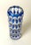Blue Art Deco Blue Overlay Cut Crystal Vase by Carl Meltzer for Haida, 1915 For Sale - Image 8 of 18