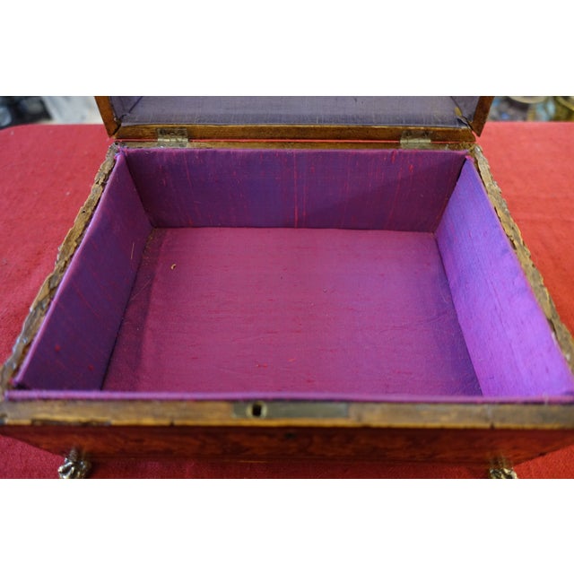 Tomb-Shaped Painted Oak Casket, 18th-19th Century For Sale - Image 9 of 11