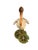 Chinoiserie Jay Strongwater Lily Pad Crane Statue Signed For Sale - Image 3 of 7