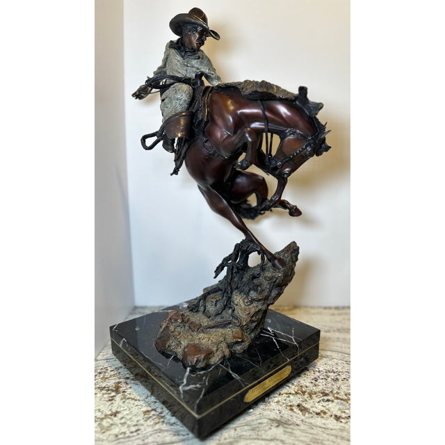 American Austin Barton “Attitude Adjustment” Signed Limited Edition Bronze Sculpture | 1995 For Sale - Image 3 of 18