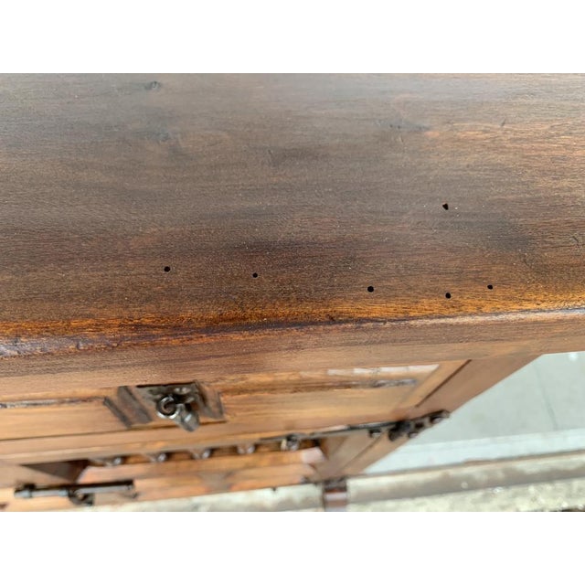 Spanish Chest of Drawers in Walnut, 1940s For Sale - Image 15 of 18