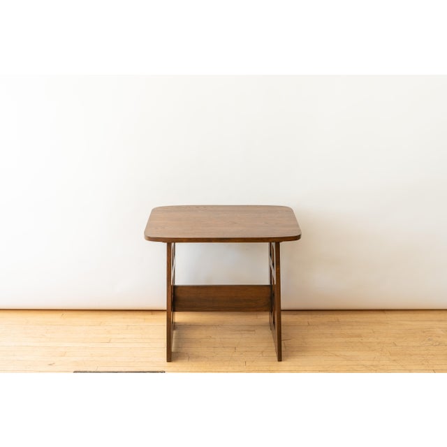 1930s Arts & Crafts Oak Library Table | Chairish