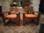 Chestnut & Vienna Straw Living Room Set, Set of 3 For Sale - Image 16 of 17