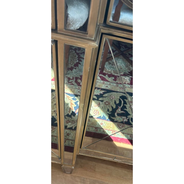 Amelie Horchow Neiman Marcus Mirrored Sideboard Buffet For Sale - Image 4 of 9
