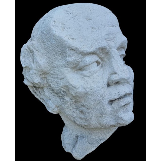 Head of Philosopher, 1920, Stone For Sale - Image 11 of 12