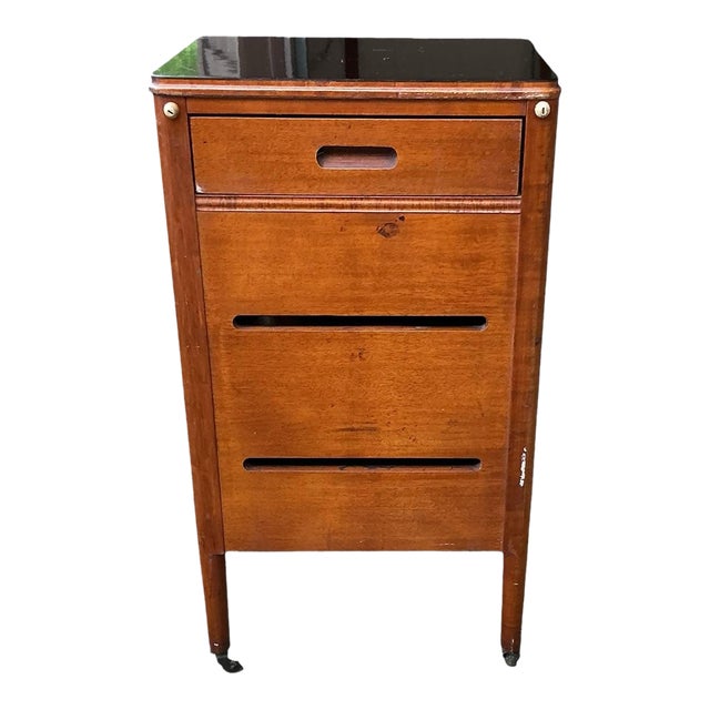 Vintage Medical Utility Cabinet Art Deco Mid-20th Century For Sale