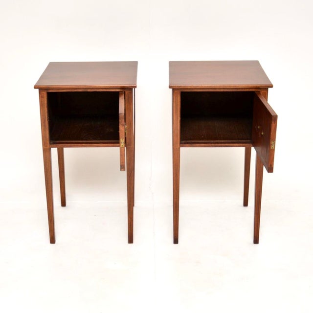 Antique Edwardian Side Tables, 1900s, Set of 2 For Sale - Image 3 of 13