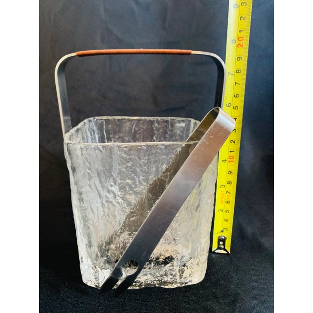 Hoya Mid-Century Ice Bucket With All Original Pieces For Sale - Image 10 of 13