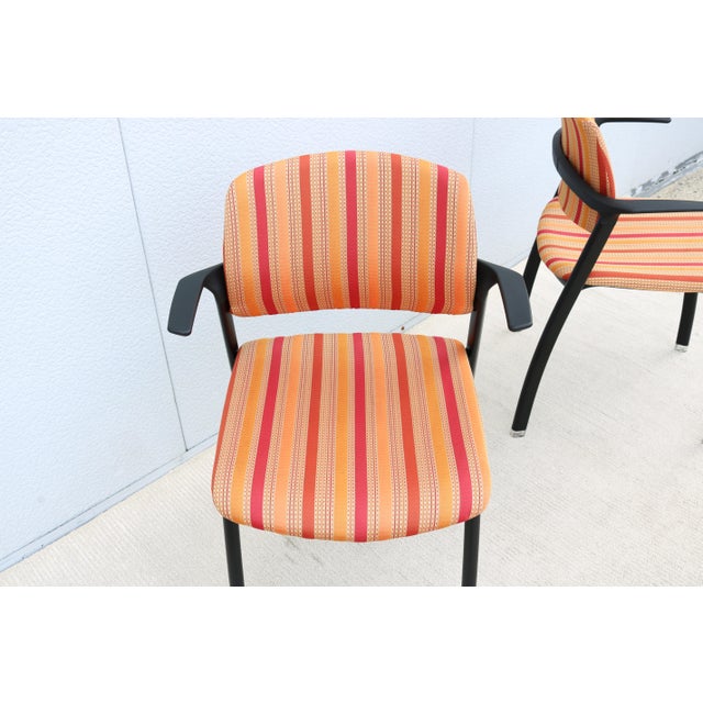 Modern Hon F3 Series Multipurpose Stackable Guest Chairs - A Pair For Sale - Image 11 of 18